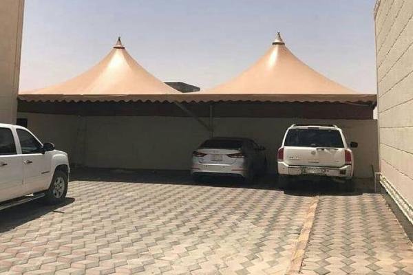 مظلات سيارات هرميه تركيب مظلات سيارات احترافية بجودة ممتازة