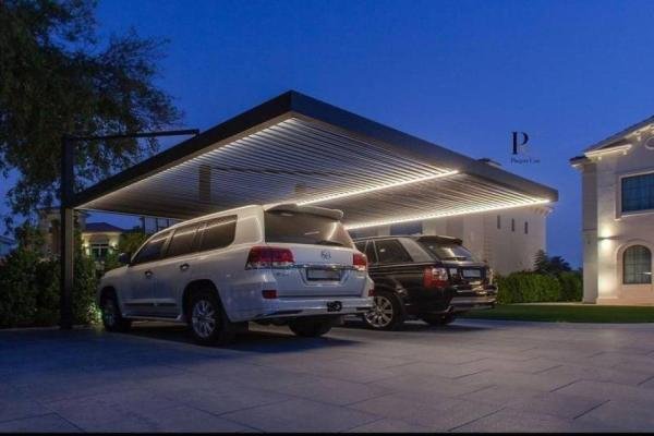 مظلة سيارة الرياض مظلات الياسمين المتحركة: حماية عالية بلمسة جمالية